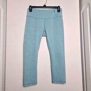Calia legging carrie underwood sky blue crop w front zip pocket sz S